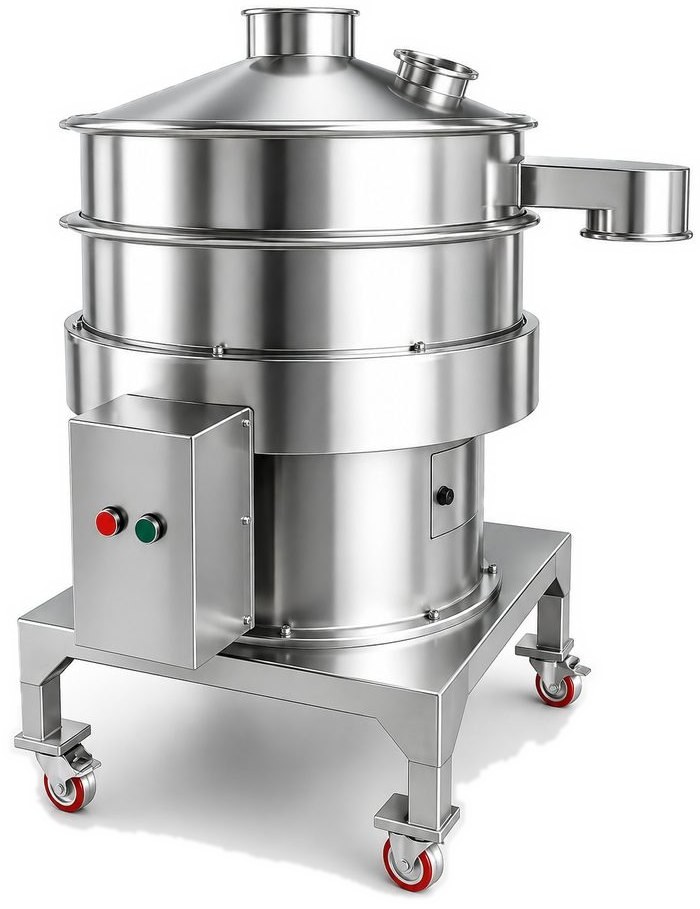 Sifter on Mobile Stand