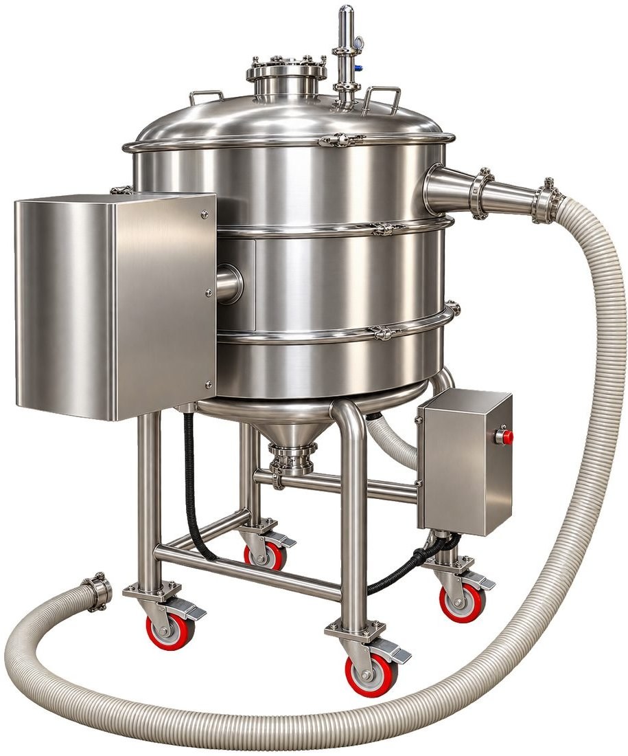 Vibratory Sifter with Vacuum Feed